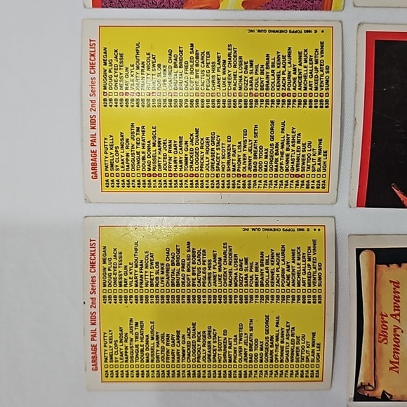 Garbage pail kids 6 vintage cards stickers 1985 Topps collectable - Picture 7 of 13
